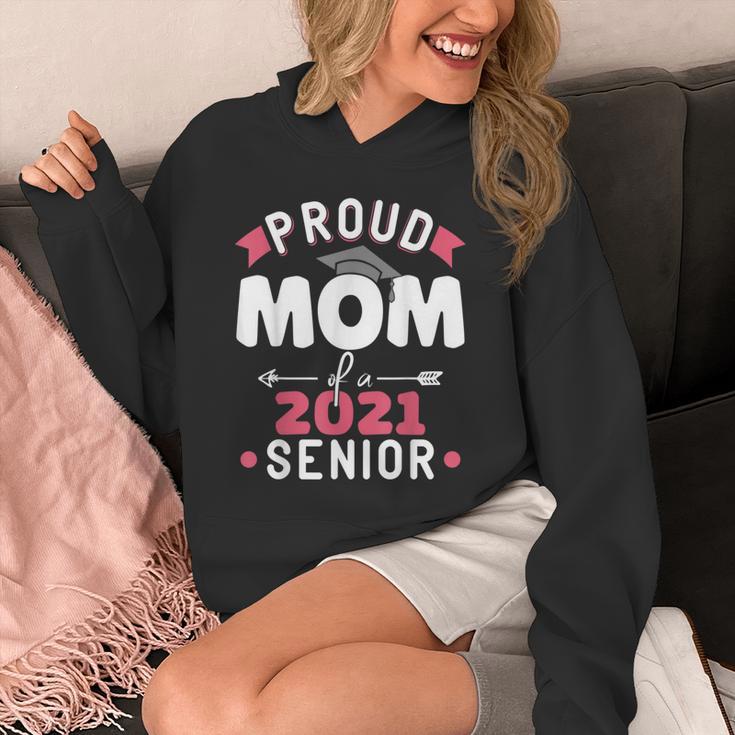Proud Mom Of a 2021 Senior Year School Graduation Party Unisex Hoodie