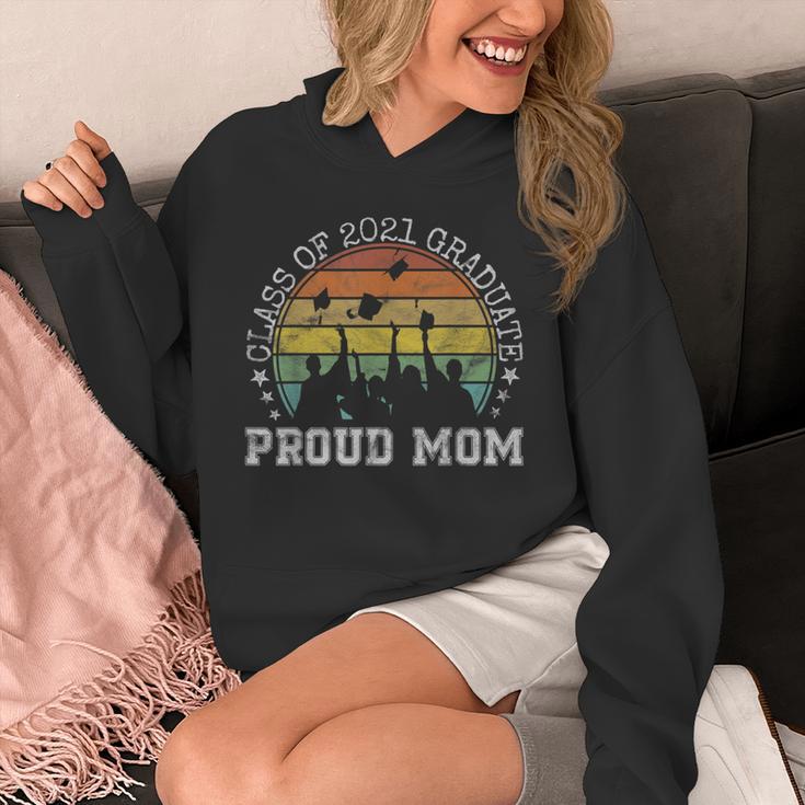 Proud Mom Of a Class Of 2021 Graduate Senior 21 Graduation Unisex Hoodie