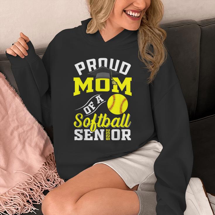 Proud Mom Of a Softball Senior Class Of 2026 Graduation Unisex Hoodie