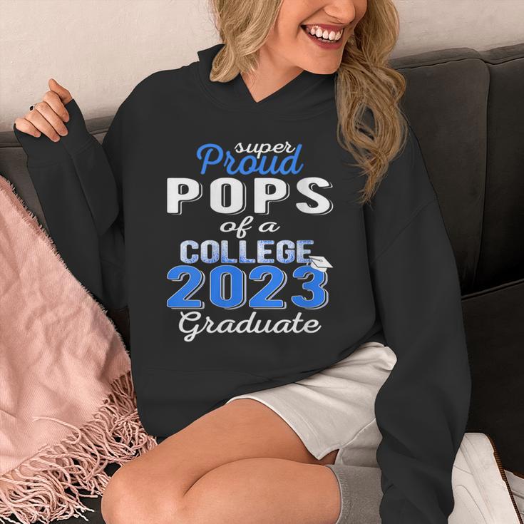 Proud Pops Of 2023 College Graduate Family 23 Graduation Unisex Hoodie