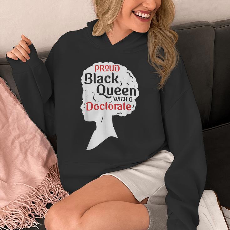 Proud Queen Shirt PhD Graduation Afro Doctorate Unisex Hoodie