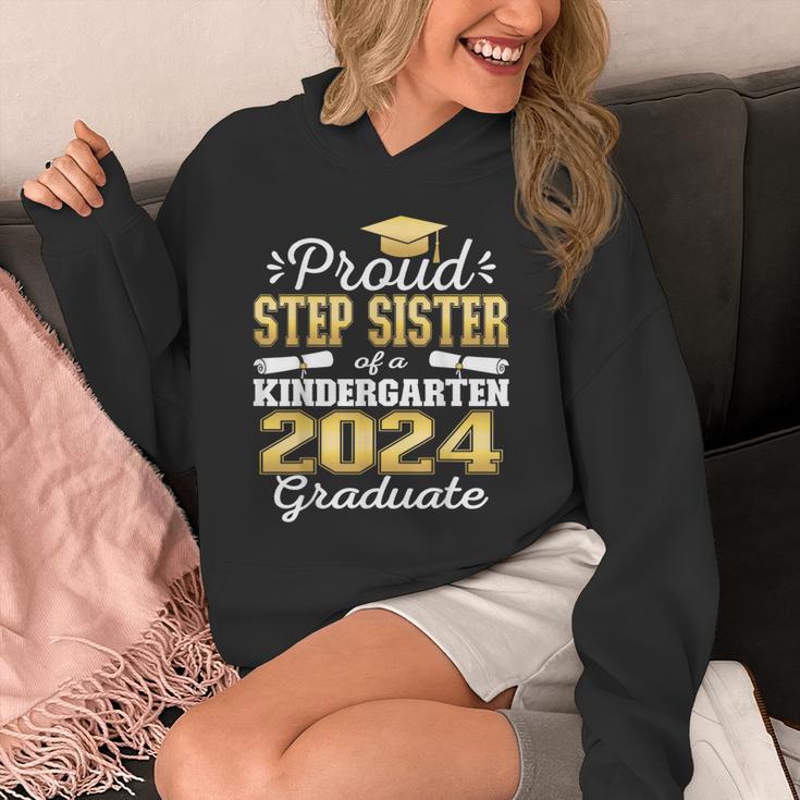Proud Step Sister Of Kindergarten Graduate 2024 Graduation Unisex Hoodie