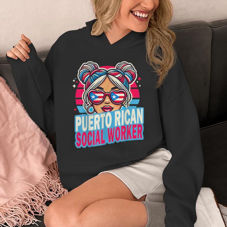 Puerto Rican Latina Social Worker MSW Masters Graduation Unisex Hoodie