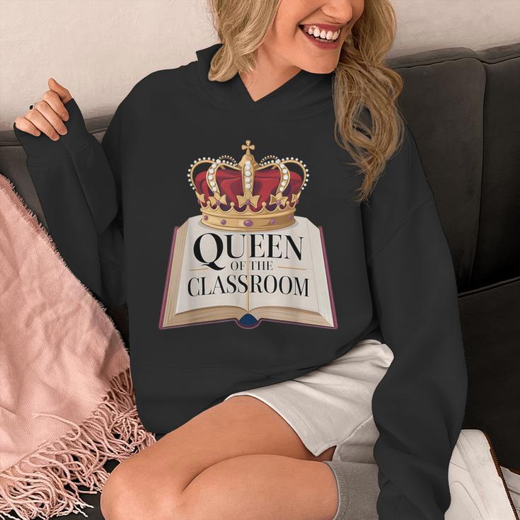 Queen Of The Classroom Appreciation Royal Crown Book Unisex Hoodie Queen Of The Classroom Appreciation Royal Crown Book Unisex Hoodie