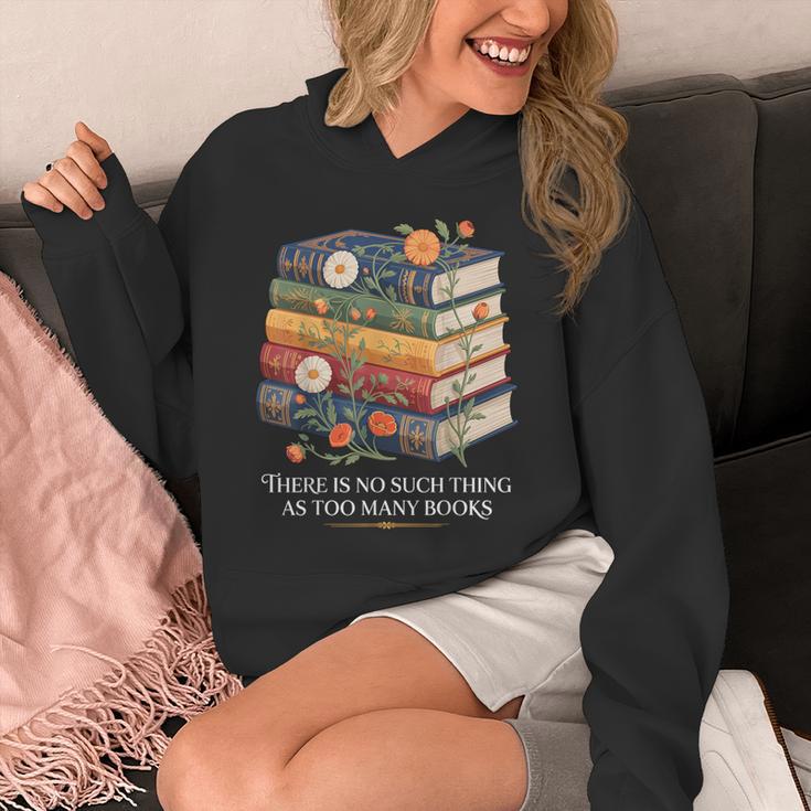 There Is No Such Thing As Too Many Books Reading Unisex Hoodie There Is No Such Thing As Too Many Books Reading Unisex Hoodie