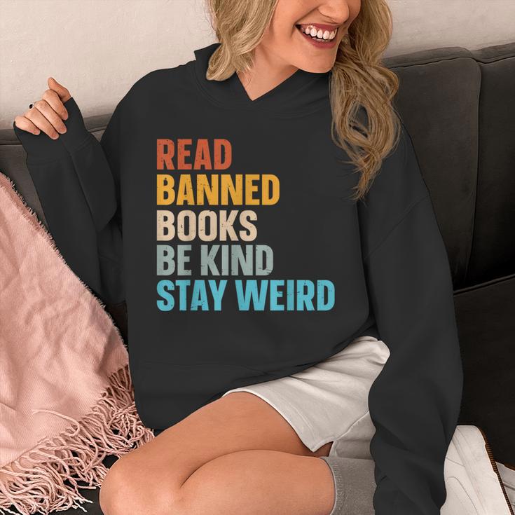Read Banned Books Be Kind Stay Weird Unisex Hoodie Read Banned Books Be Kind Stay Weird Unisex Hoodie