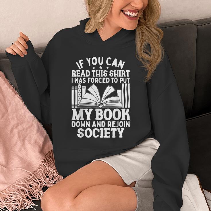 If You Can Read This For Book Lovers Reading Unisex Hoodie