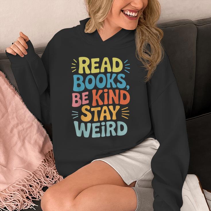Read Books Be Kind Stay Weird The Perfect Life Formula Unisex Hoodie