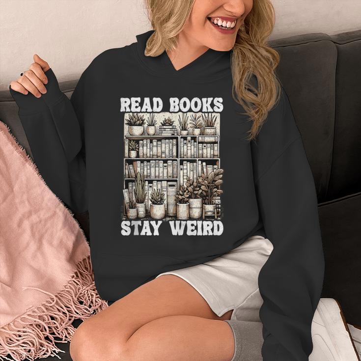 Read Books Stay Weird Introvert Book Lover Book Unisex Hoodie