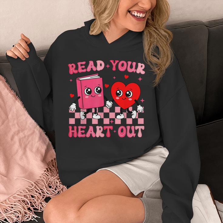 Read Your Heart Out Cute Reading Book Lover Unisex Hoodie