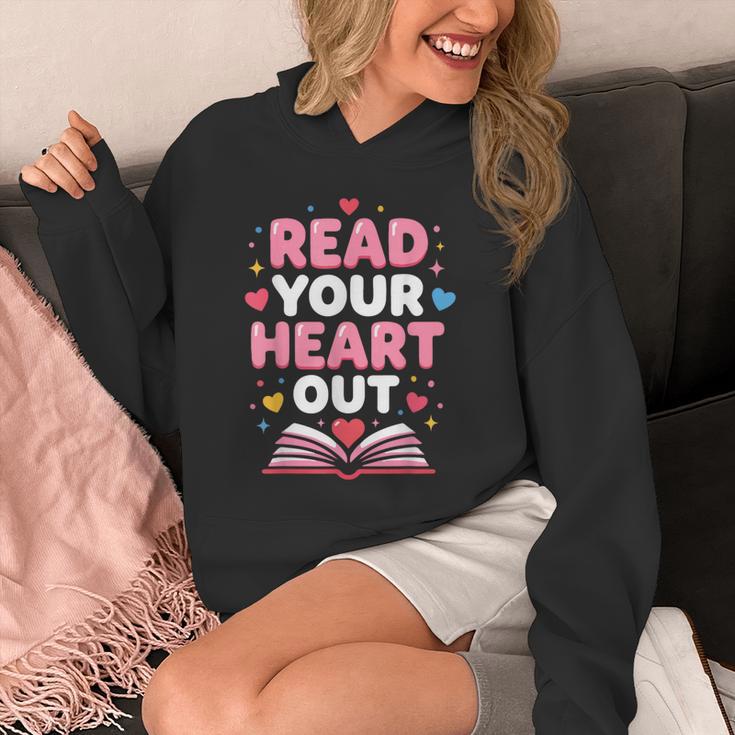 Read Your Heart Out Valentine Reading Book For Kid Teacher Unisex Hoodie Read Your Heart Out Valentine Reading Book For Kid Teacher Unisex Hoodie