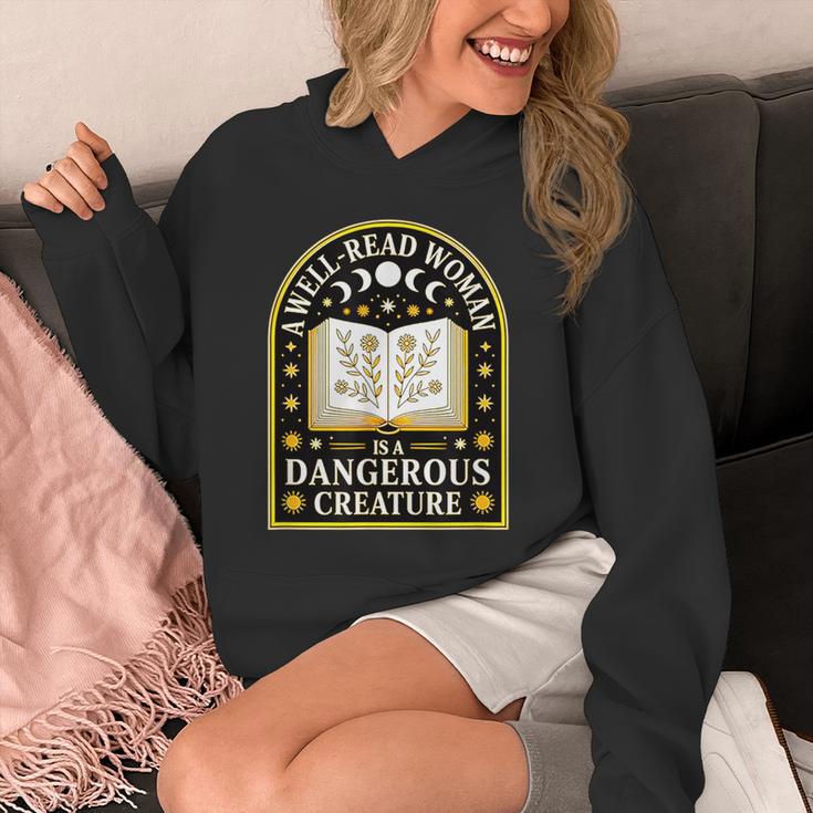 A Well Read Woman Is A Dangerous Creature For Book Lovers Unisex Hoodie