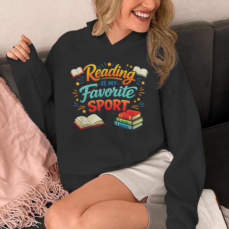 Reading Is My Favorite Sport Book Lover Unisex Hoodie