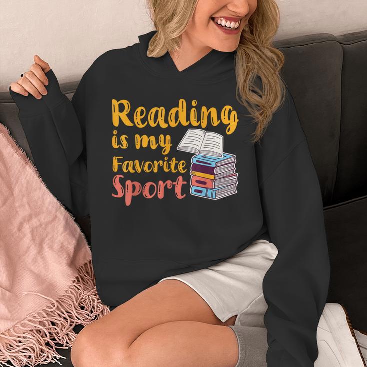 Reading Is My Favorite Sport Book Lovers Unisex Hoodie