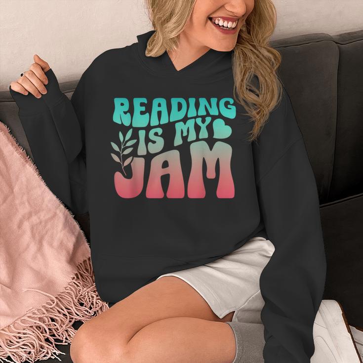 Reading Is My Jam Book Lover Bookworm Teacher Library Reader Unisex Hoodie Reading Is My Jam Book Lover Bookworm Teacher Library Reader Unisex Hoodie