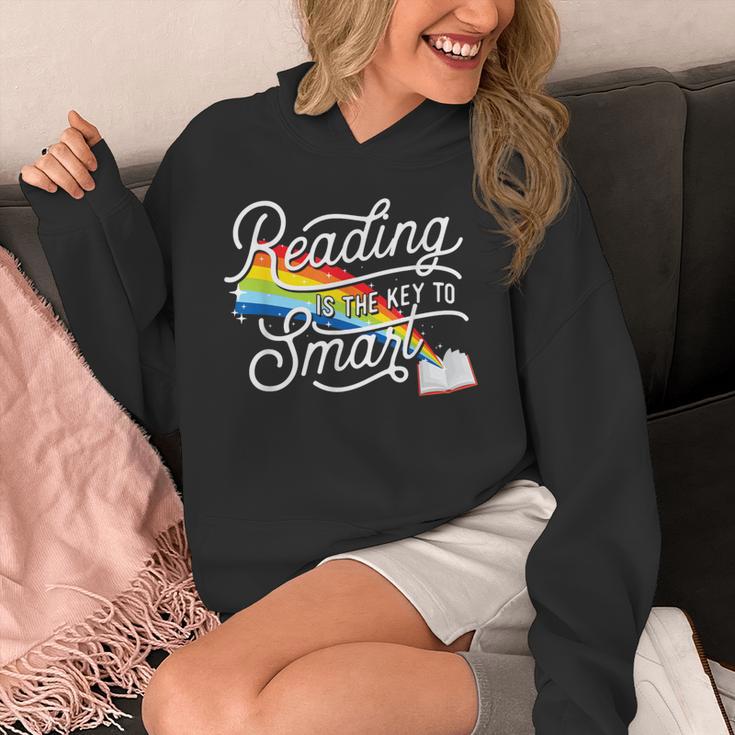 Reading Is The Key To Smart Book Lover Bookworm Reader Unisex Hoodie