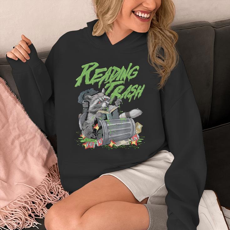 Reading Trash Racoon Bookworm Bookish Librarian Book Lover Unisex Hoodie Reading Trash Racoon Bookworm Bookish Librarian Book Lover Unisex Hoodie