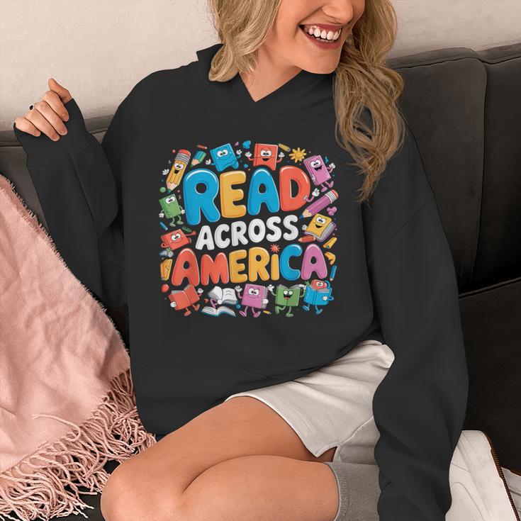 Reads Across Tee America Books Reader Reading Teacher Unisex Hoodie Reads Across Tee America Books Reader Reading Teacher Unisex Hoodie