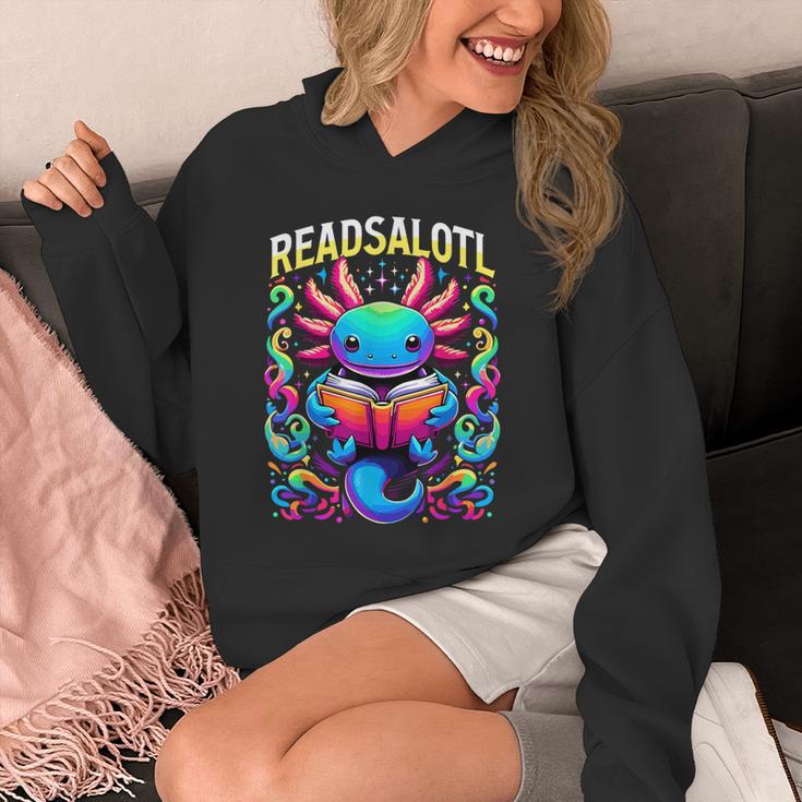 Readsalotl Axolotl Book Lovers Axolotls Unisex Hoodie Readsalotl Axolotl Book Lovers Axolotls Unisex Hoodie