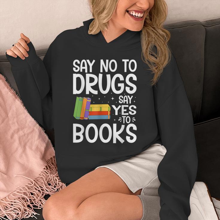 Red Ribbon Week Say No To Drugs Say Yes To Books Drug Free Unisex Hoodie Red Ribbon Week Say No To Drugs Say Yes To Books Drug Free Unisex Hoodie