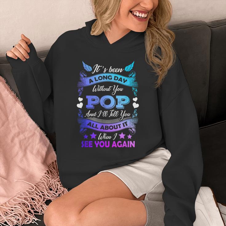 Remembrance Of Pop Memory Of My Grandpa In Heaven Unisex Hoodie