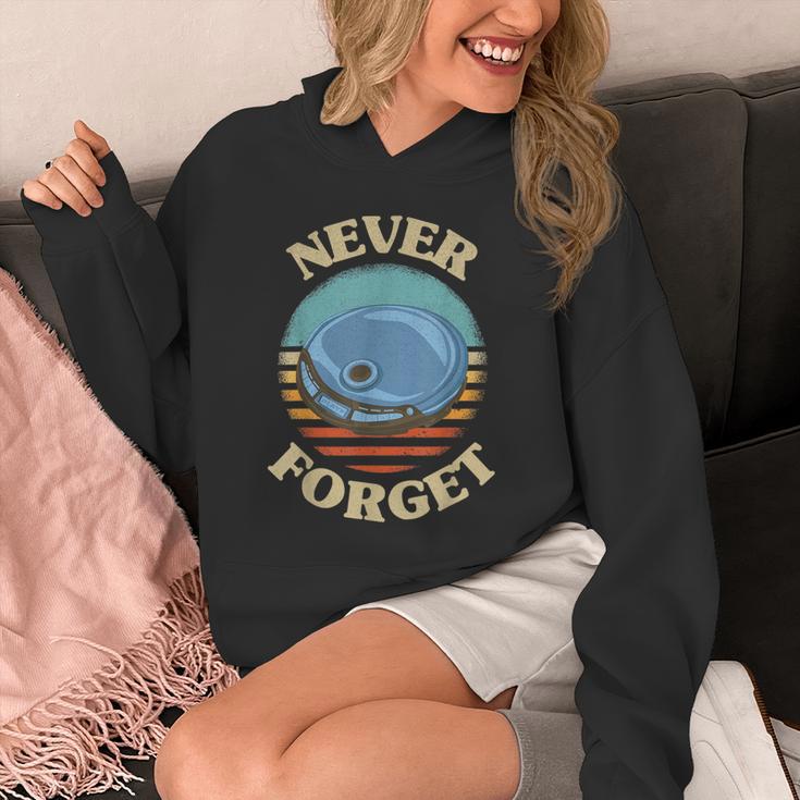 Retro CD Player Never Forget Nostalgia Vintage Unisex Hoodie