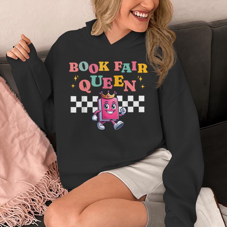 Retro Library Book Fair Queen School Reading Girls Women's Unisex Hoodie Retro Library Book Fair Queen School Reading Girls Women's Unisex Hoodie