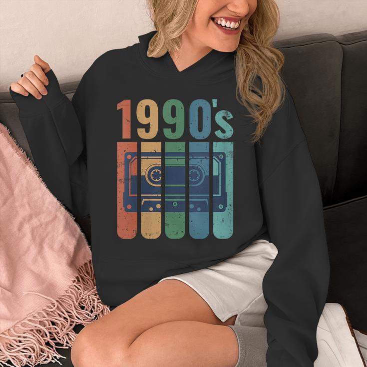 Retro Nineties Style Audio Tape Nostalgia Year 1990 Unisex Hoodie
