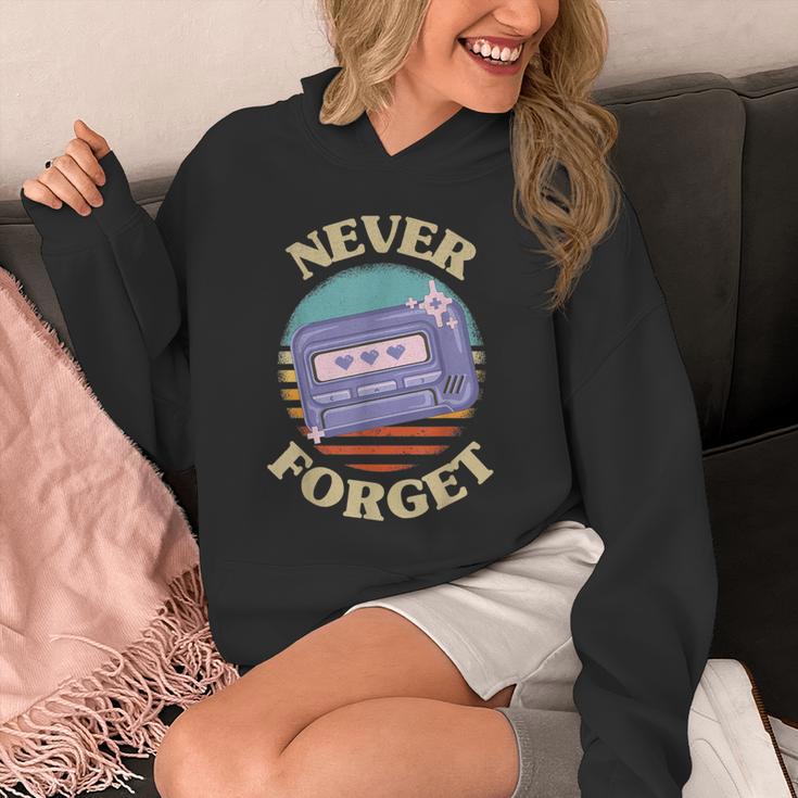 Retro Pager Never Forget Nostalgia Vintage Unisex Hoodie