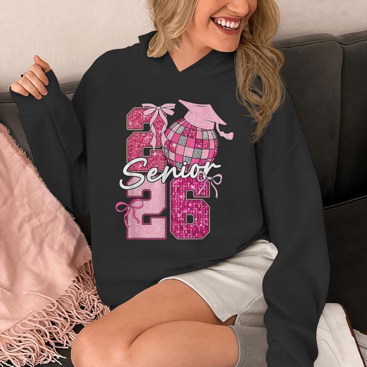 Retro Senior 2026 Coquette Bow Graduation Class Of 2026 Unisex Hoodie