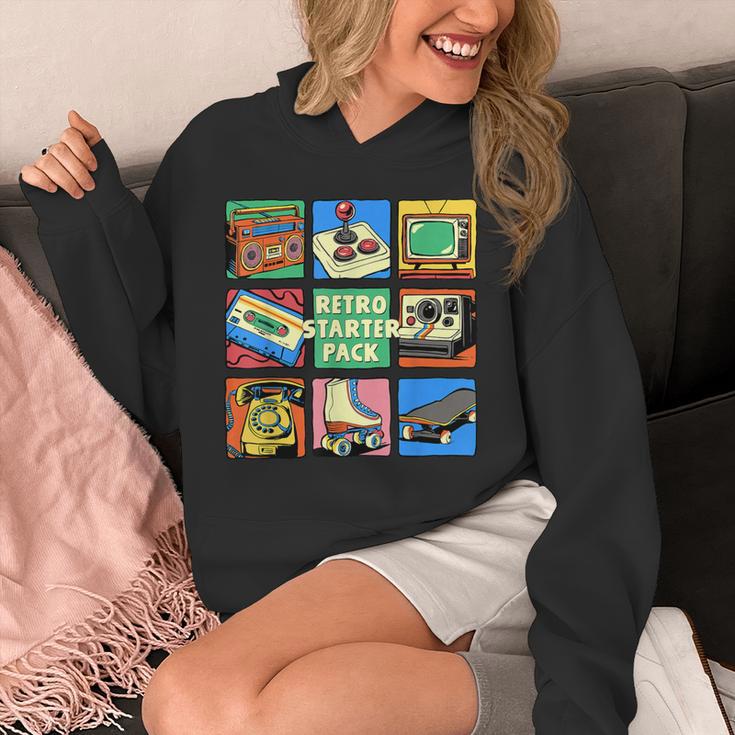 Retro Starter Pack 80s 90s Vintage Nostalgia Cassette Tape Unisex Hoodie Retro Starter Pack 80s 90s Vintage Nostalgia Cassette Tape Unisex Hoodie