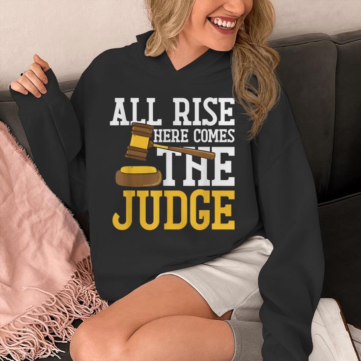 All Rise Here Comes The Judge Lawyer Graduation Quote Unisex Hoodie