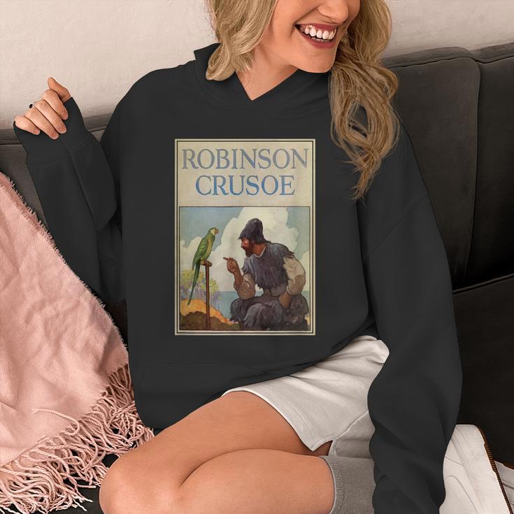 Robinson Crusoe Book Cover 1920 Unisex Hoodie Robinson Crusoe Book Cover 1920 Unisex Hoodie