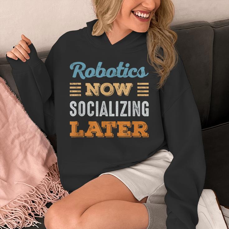 Robotics Now Minimal Socializing Introvert Vintage Unisex Hoodie Robotics Now Minimal Socializing Introvert Vintage Unisex Hoodie