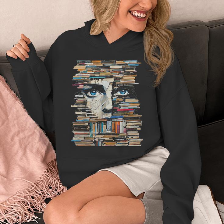 RtY Book Man Graphic Eyes Colorful Art Small Unisex Hoodie