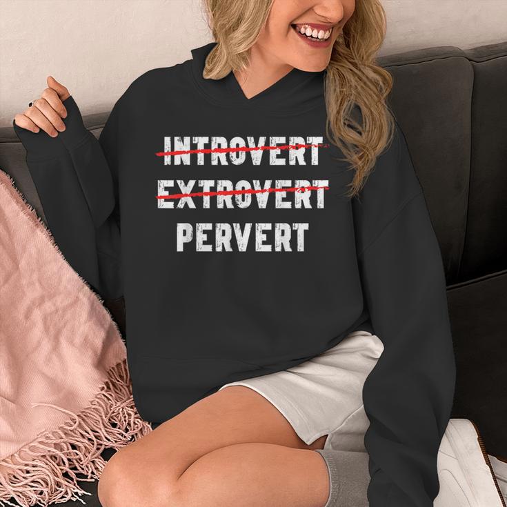Sarcastic Introvert Extrover Pervert Men Women Unisex Hoodie