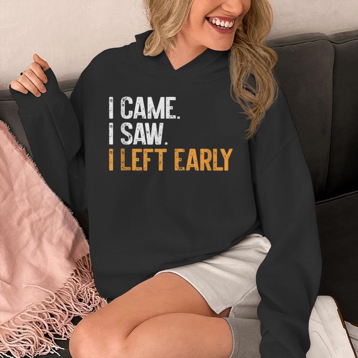 I Came i Saw i Left Early Introvert Unisex Hoodie I Came i Saw i Left Early Introvert Unisex Hoodie