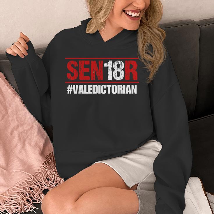 Senior 2018 Valedictorian School Colors Graduation Unisex Hoodie