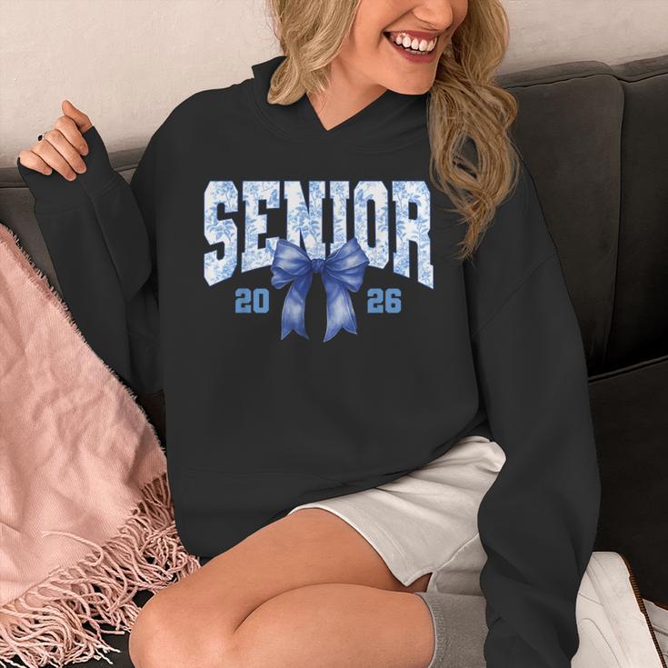 Senior 2026 Class Of 2026 Toile Coquette Bow Graduation 2026 Unisex Hoodie