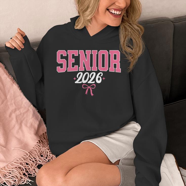 Senior 2026 Pink Coquette Bow Class Of 2026 Graduation Women Unisex Hoodie