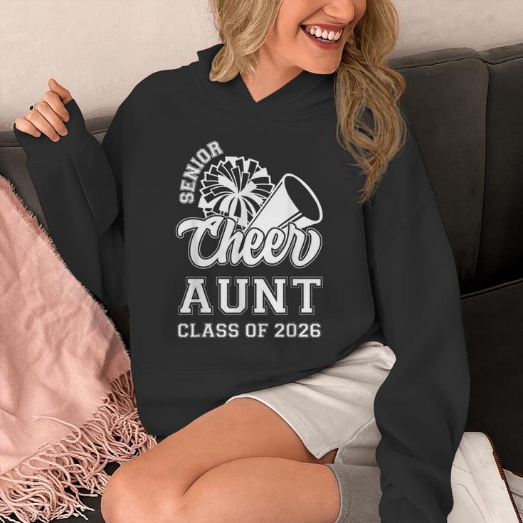 Senior Cheerleader Aunt Cheer Class Of 2026 Graduation Women Unisex Hoodie