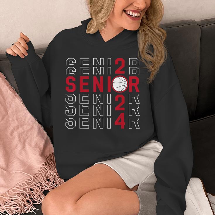 Senior Class Of 2024 Graduation 2024 Maroon Basketball Unisex Hoodie