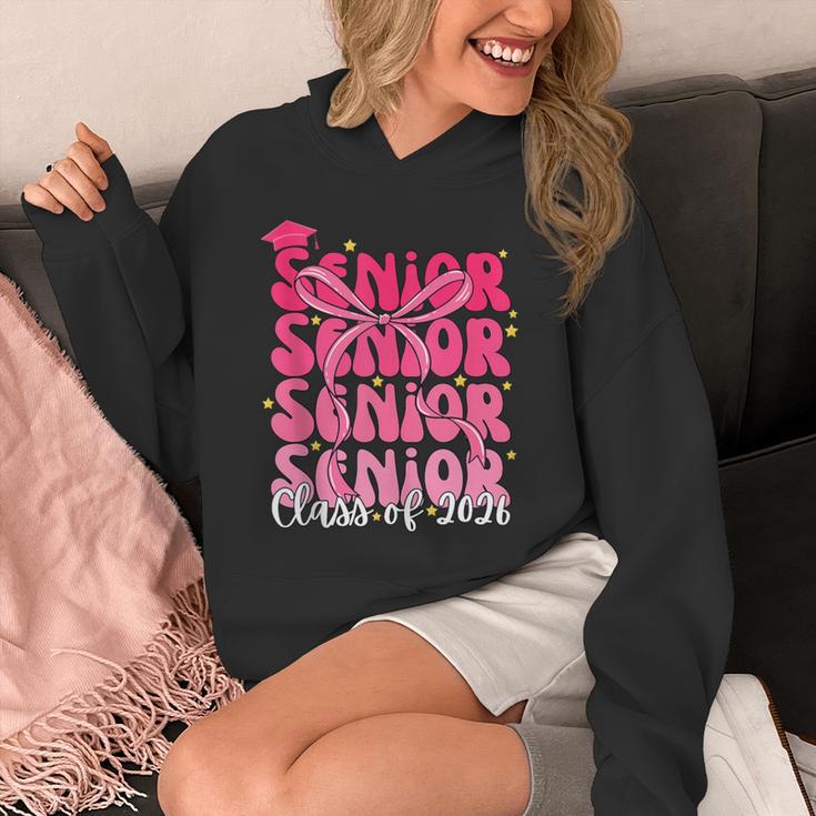 Senior Class Of 2026 Pink Coquette Bow Graduation 2026 Unisex Hoodie