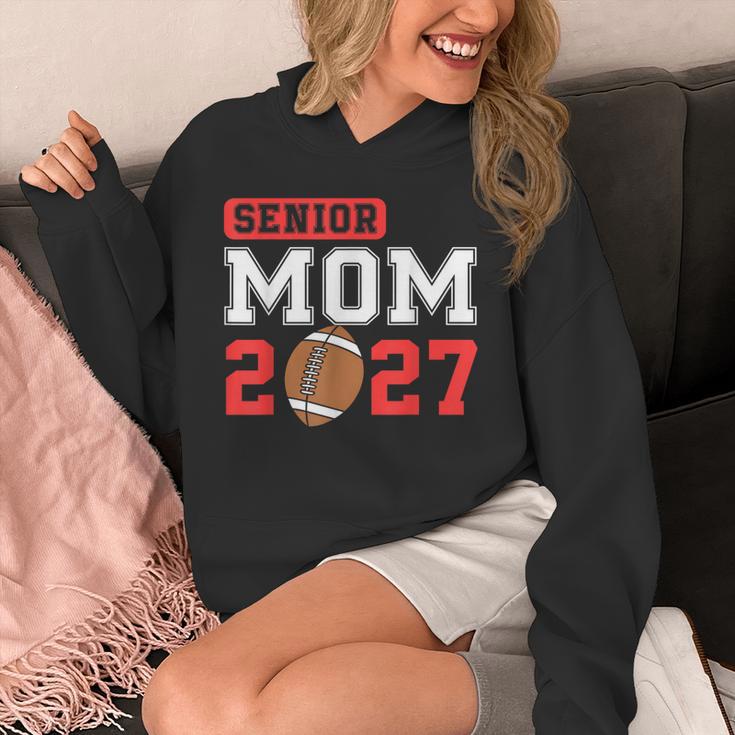 Senior Football Mom 2027 Team Class Of 2027 Graduation Mom Unisex Hoodie