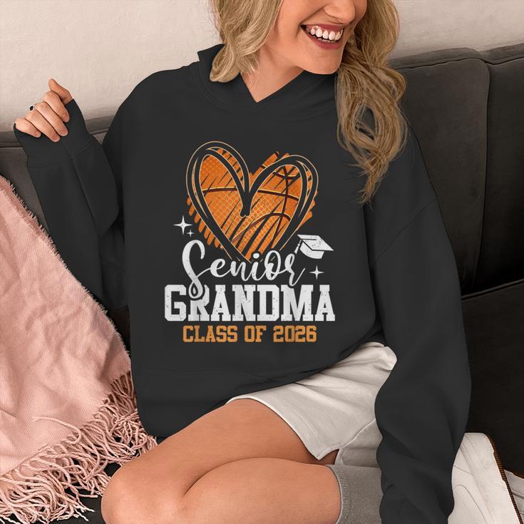 Senior Grandma Class Of 2026 Basketball Graduation Heart Unisex Hoodie