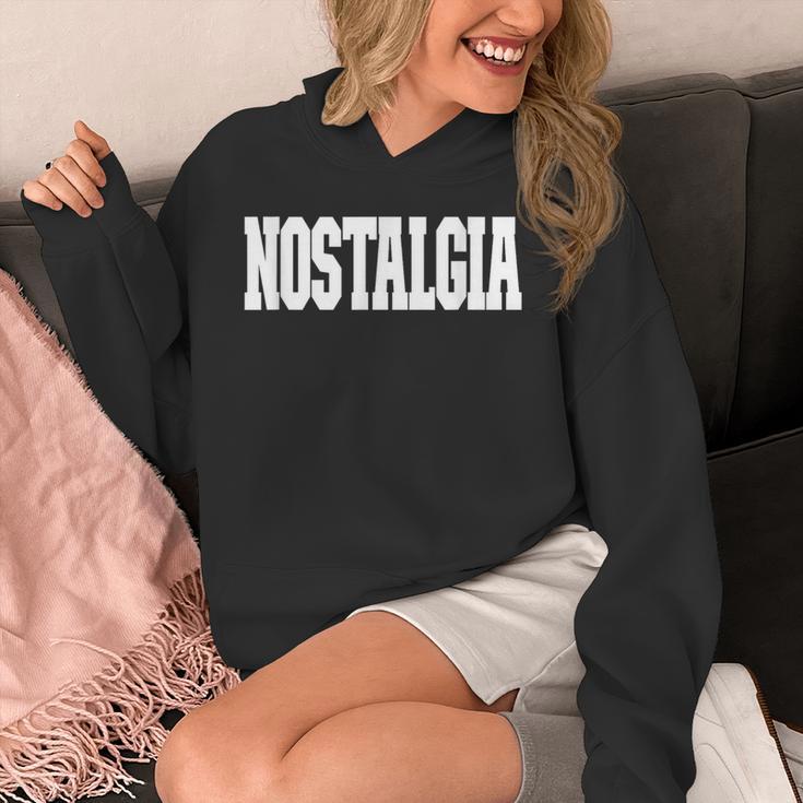 Shirt That Says Nostalgia For Men Women & Kids Unisex Hoodie