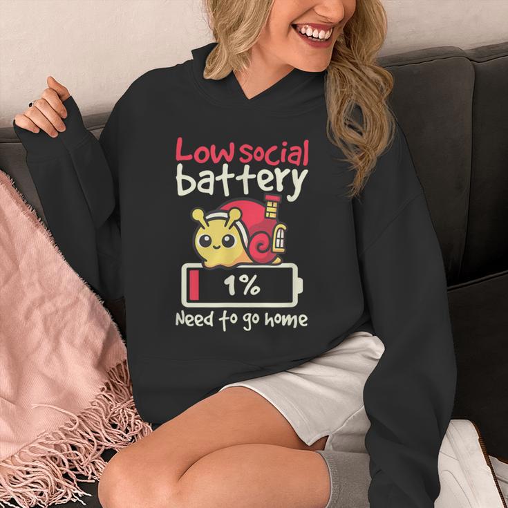 Snail Low Social Battery Need To Go Home Tee For Introvert Unisex Hoodie Snail Low Social Battery Need To Go Home Tee For Introvert Unisex Hoodie