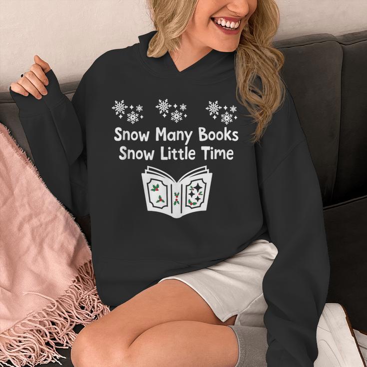 Snow Many Books Snow Little Time Reading Christmas Book Club Unisex Hoodie