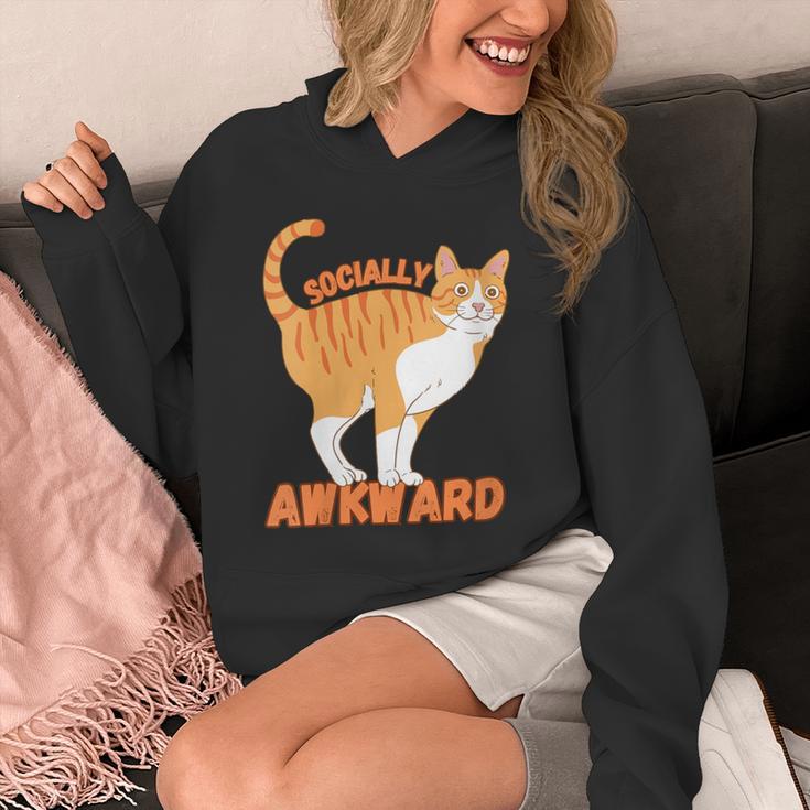 SOCIALLY AWKWARD FUNNY CAT ANTISOCIAL INTROVERT WEIRD Unisex Hoodie SOCIALLY AWKWARD FUNNY CAT ANTISOCIAL INTROVERT WEIRD Unisex Hoodie