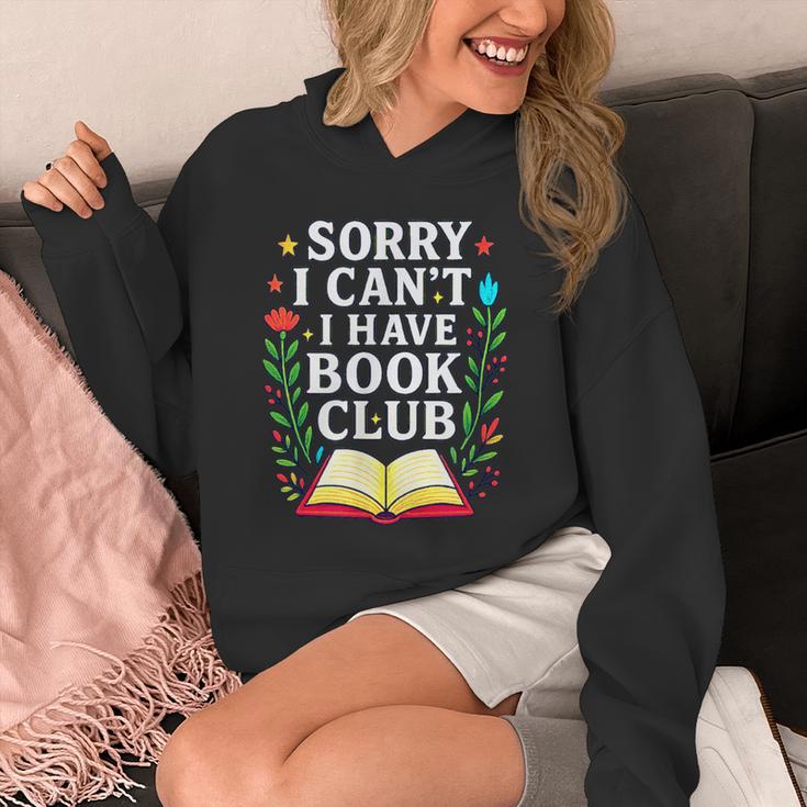 Sorry I Can't I Have Book Club Unisex Hoodie